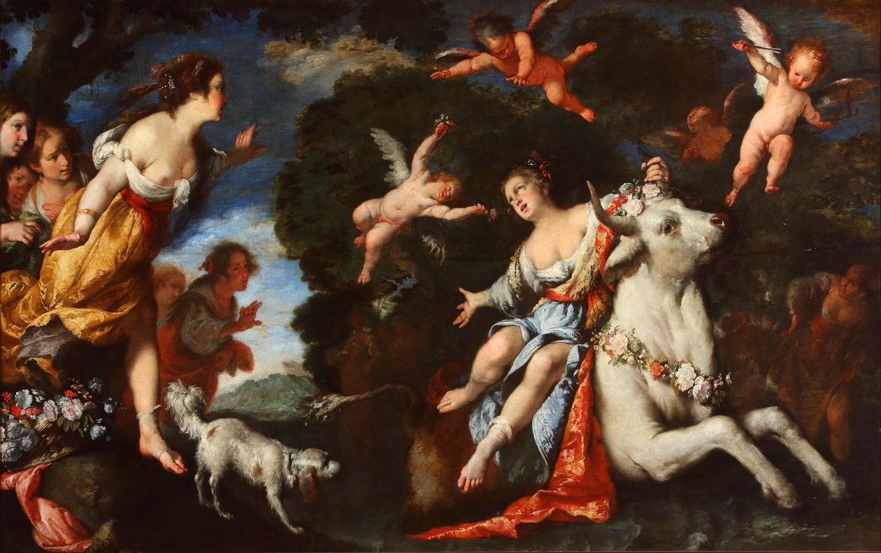Az Europa elrablása alkotó: Bernardo Strozzi