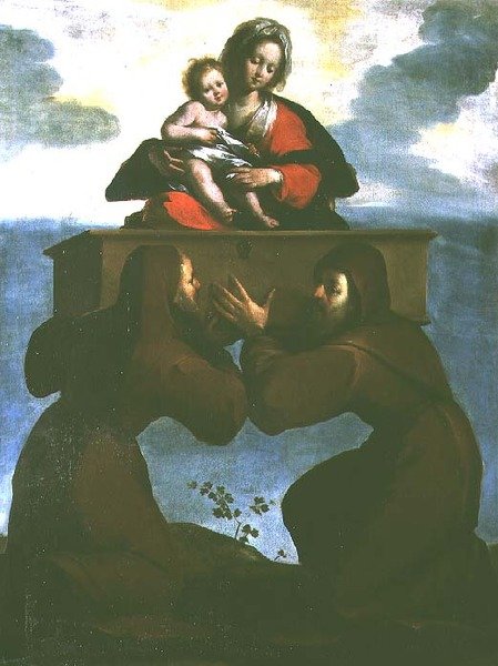 A Madonna Odigitria megjelenése alkotó: Bernardo Strozzi