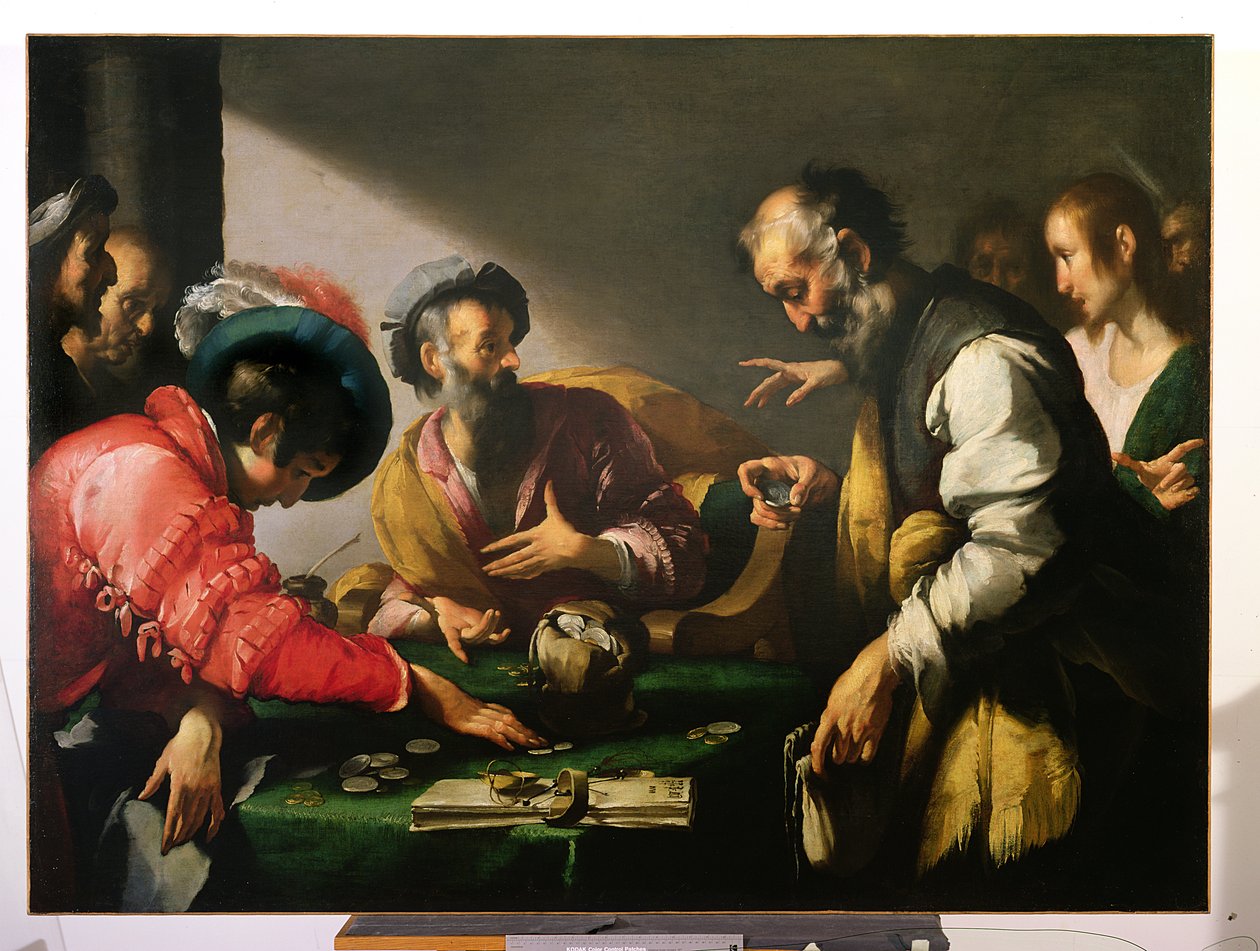 Szent Máté elhívása, 1620 körül alkotó: Bernardo Strozzi