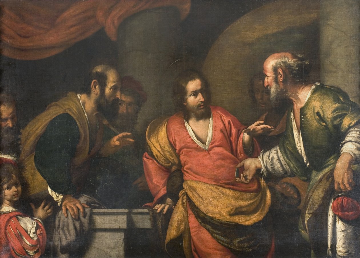 A Tribute Money c. 1631 alkotó: Bernardo Strozzi