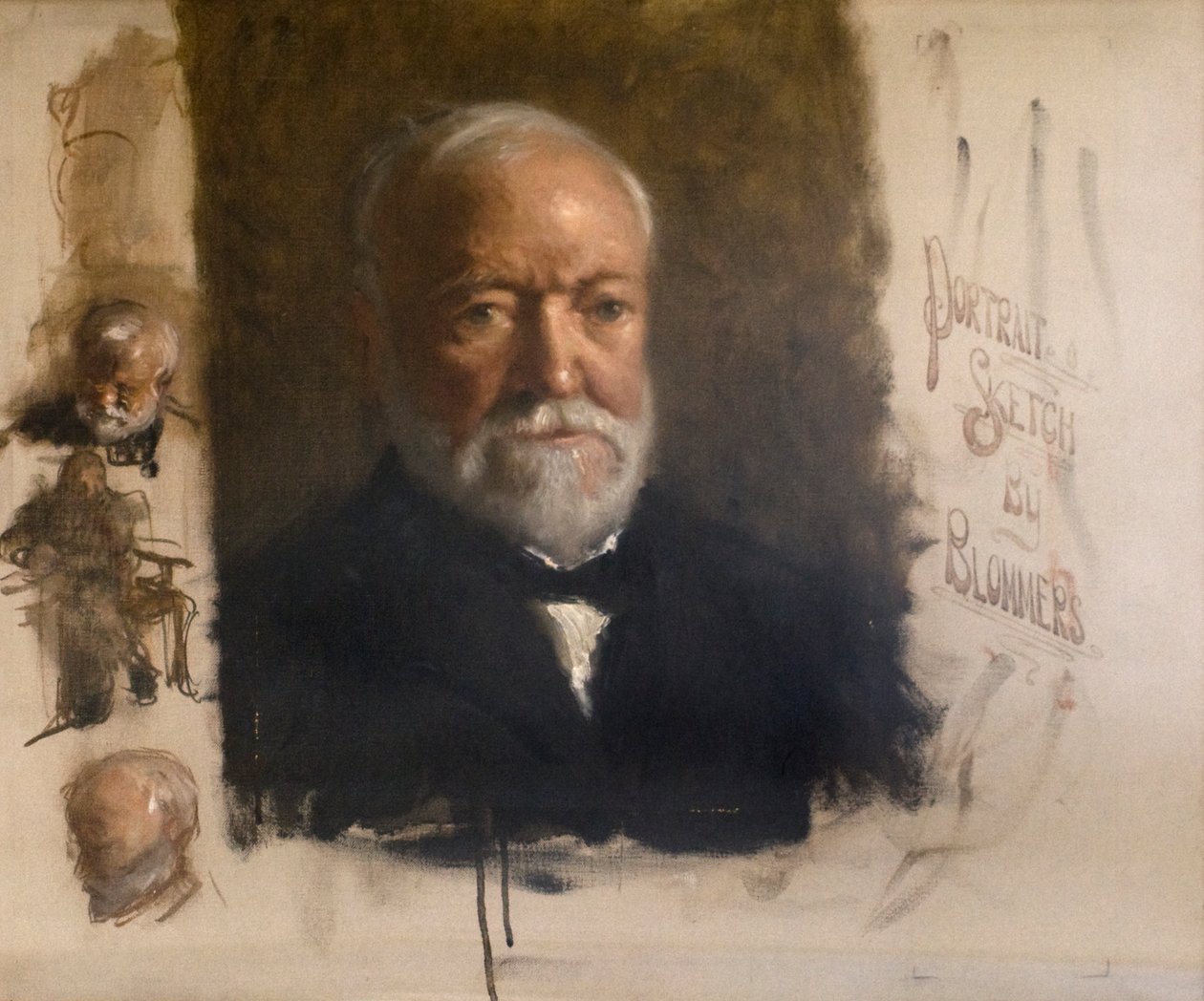 Andrew Carnegie (1835-1918), 1912 körül (olaj, vászon) alkotó: Bernardus Johannes Blommers or Bloomers