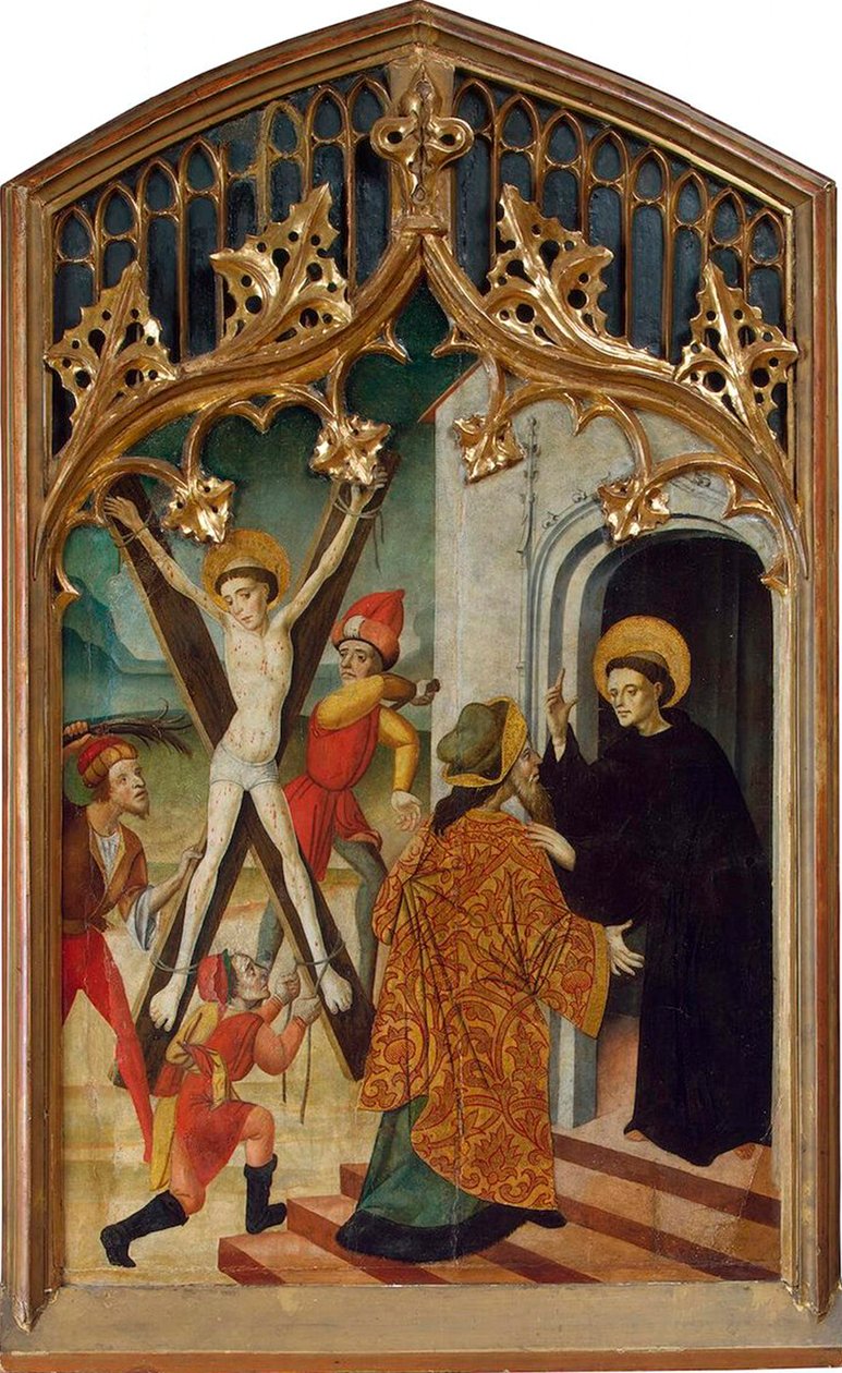 Zaragozai Szent Vince és Saint Vincent Ferrer, 1430-as évek. alkotó: Bernat Martorell the Elder