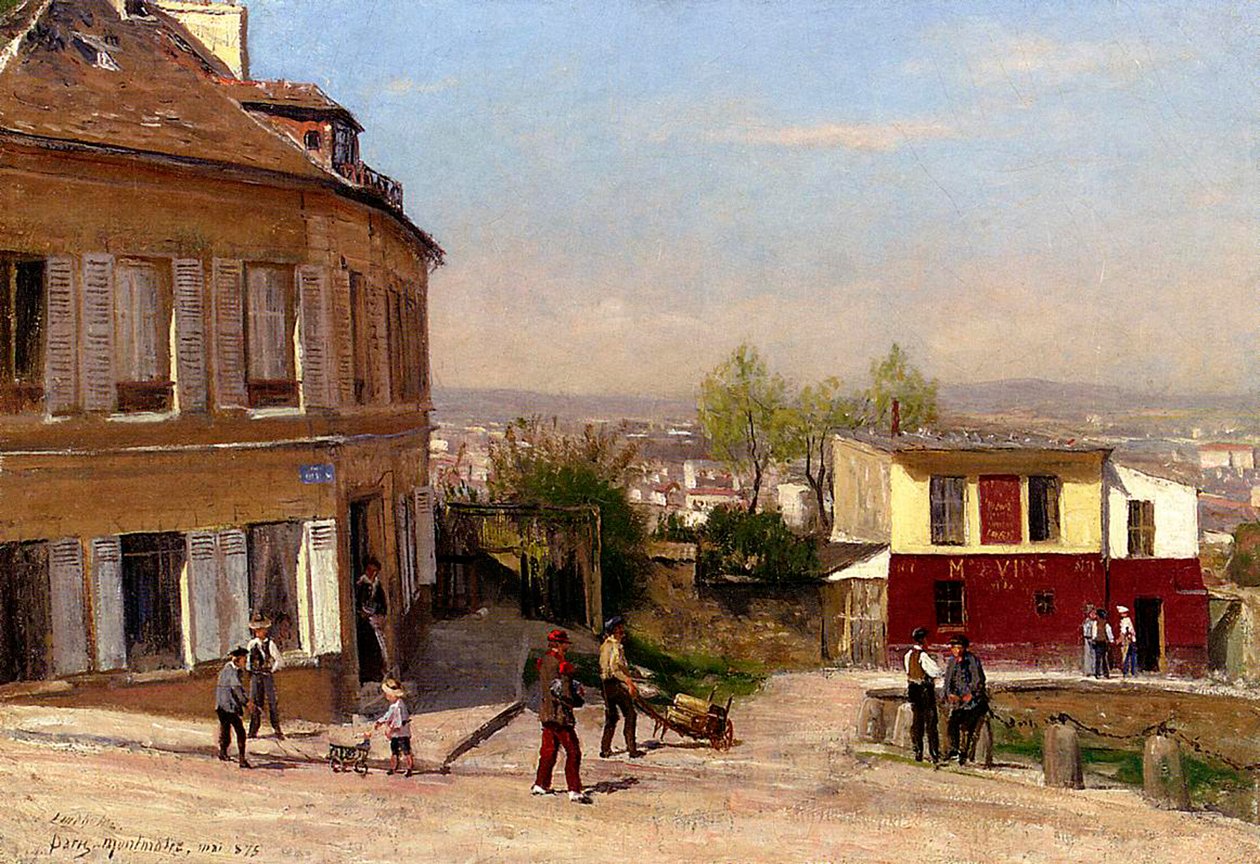Montmartre, 1875 alkotó: Berndt Lindholm