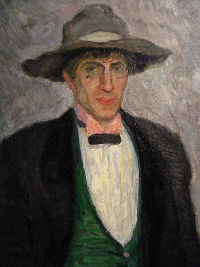 Nikolai Astrup portréja alkotó: Bernhard Folkestad