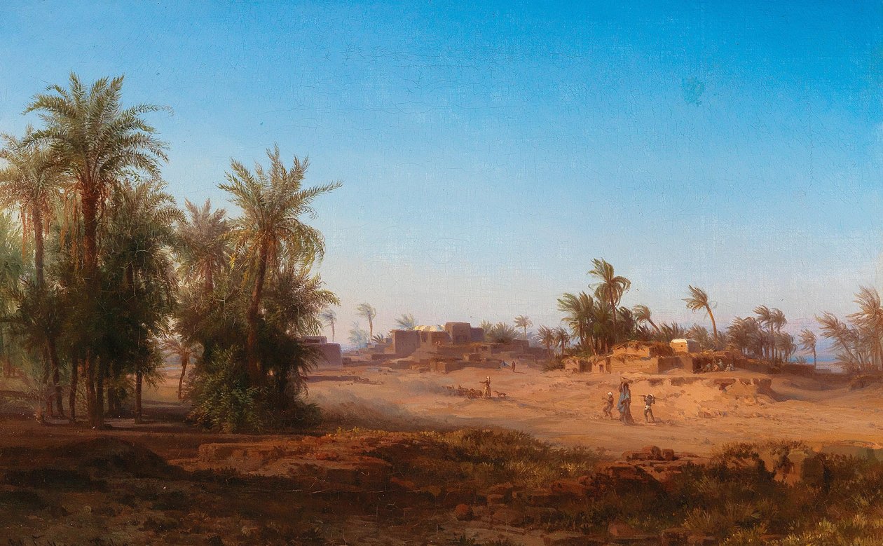 Egyiptomi jelenet alkotó: Bernhard Fiedler