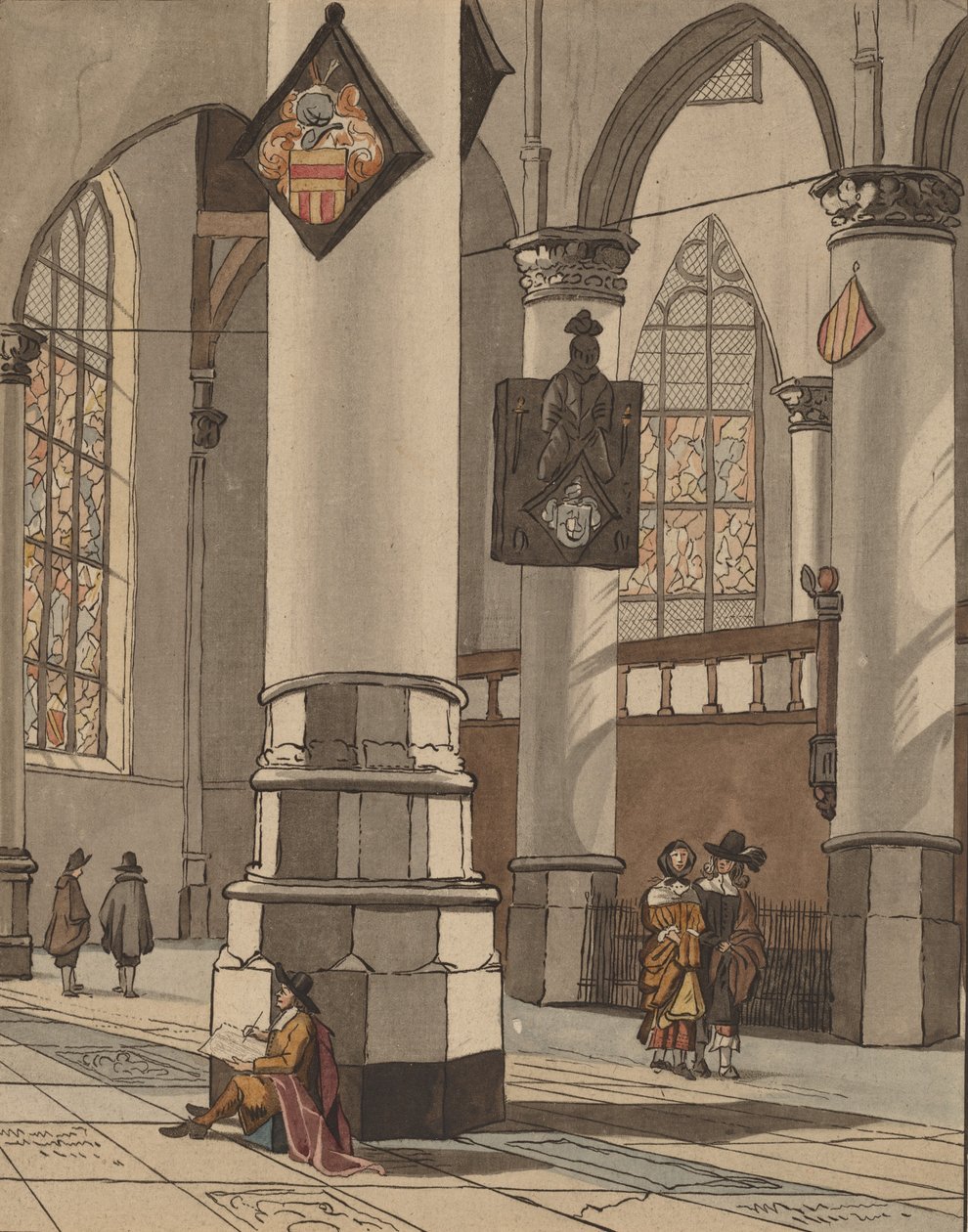 Templombelső, 1774. alkotó: Bernhard Schreuder