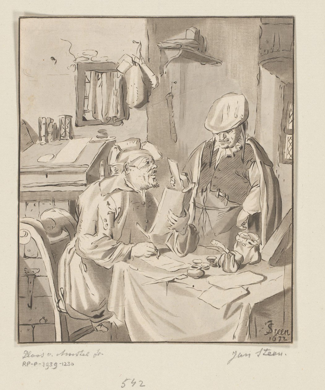 A levél írója alkotó: Bernhard Schreuder