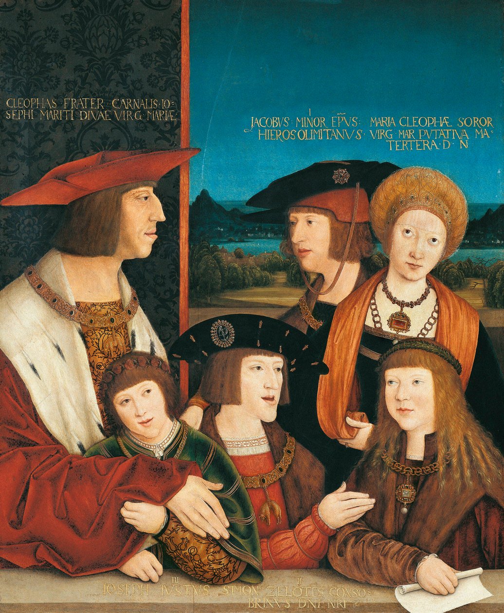 I. Maximilian császár családja, 1515 után (olaj, tábla) alkotó: Bernhard Strigel