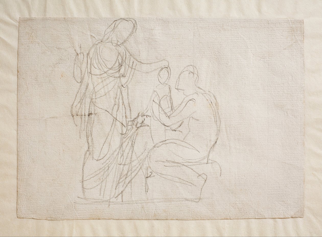 Prométheusz és Minerva, alkotó: Bertel Thorvaldsen