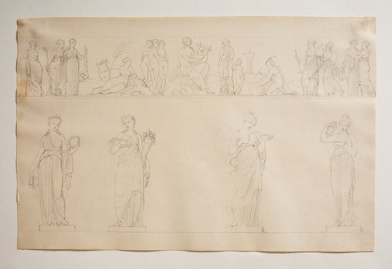 Apollo, a kegyelmek és a múzsák alkotó: Bertel Thorvaldsen