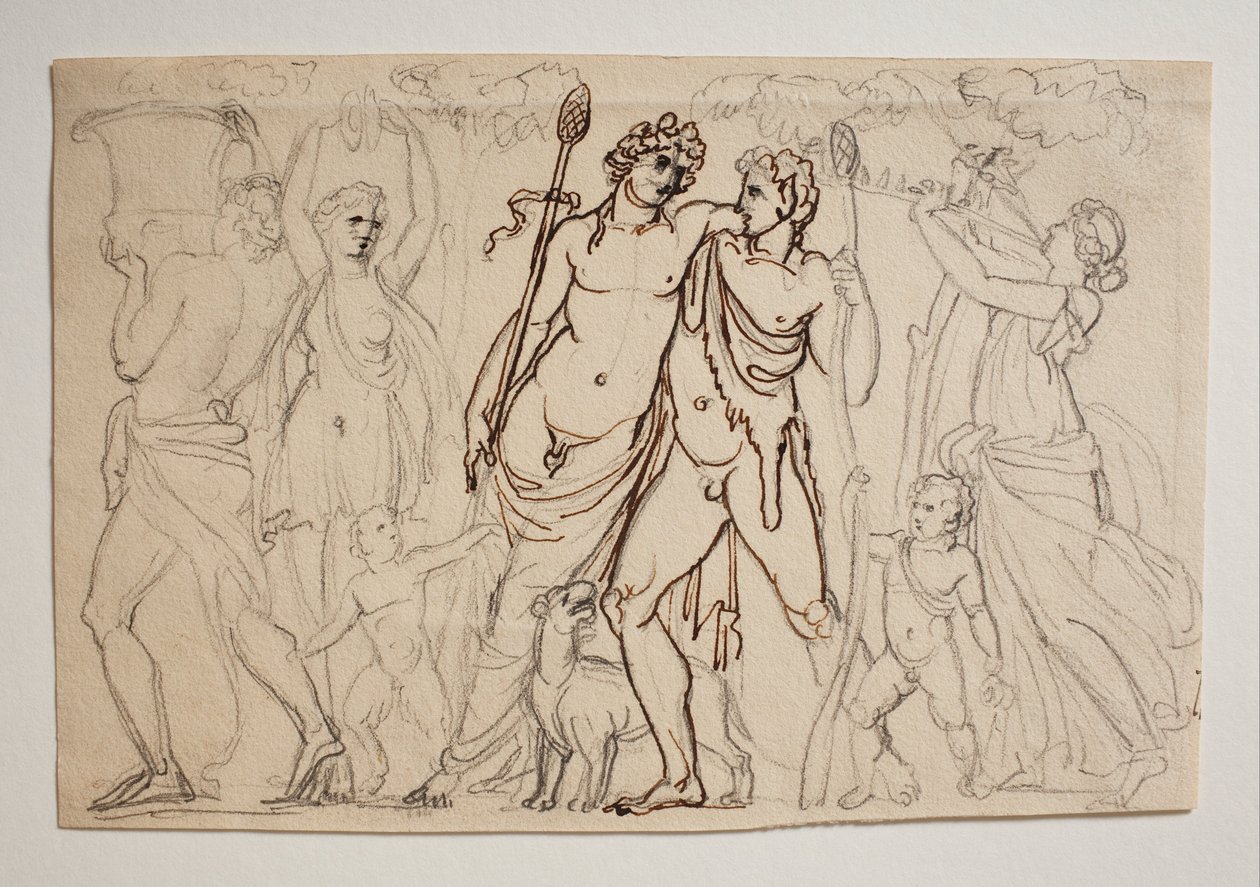 Bacchus körmenet alkotó: Bertel Thorvaldsen