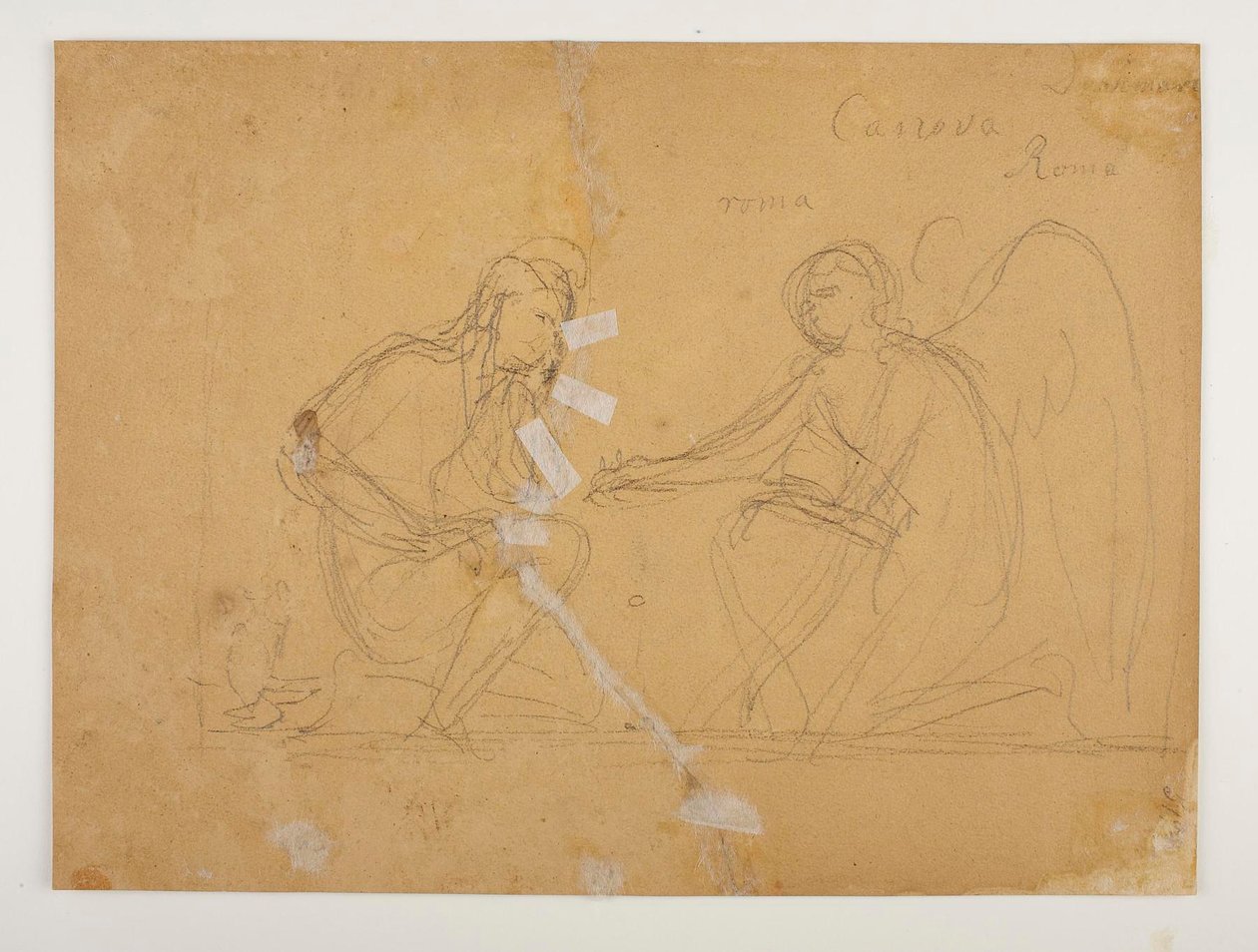 Cupid und Ganymede spielen Terre alkotó: Bertel Thorvaldsen