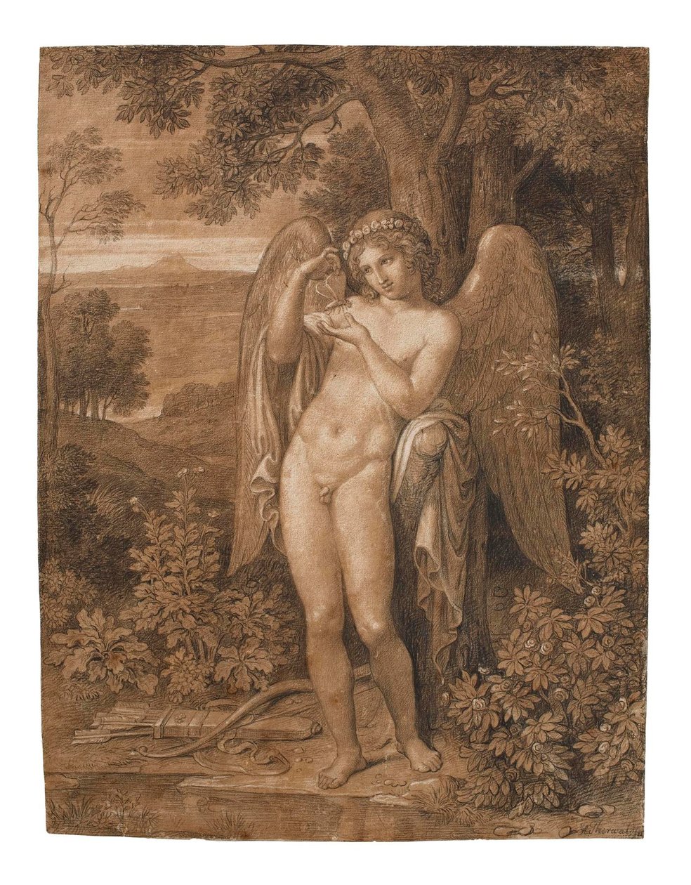 Ámor pillangóval alkotó: Bertel Thorvaldsen