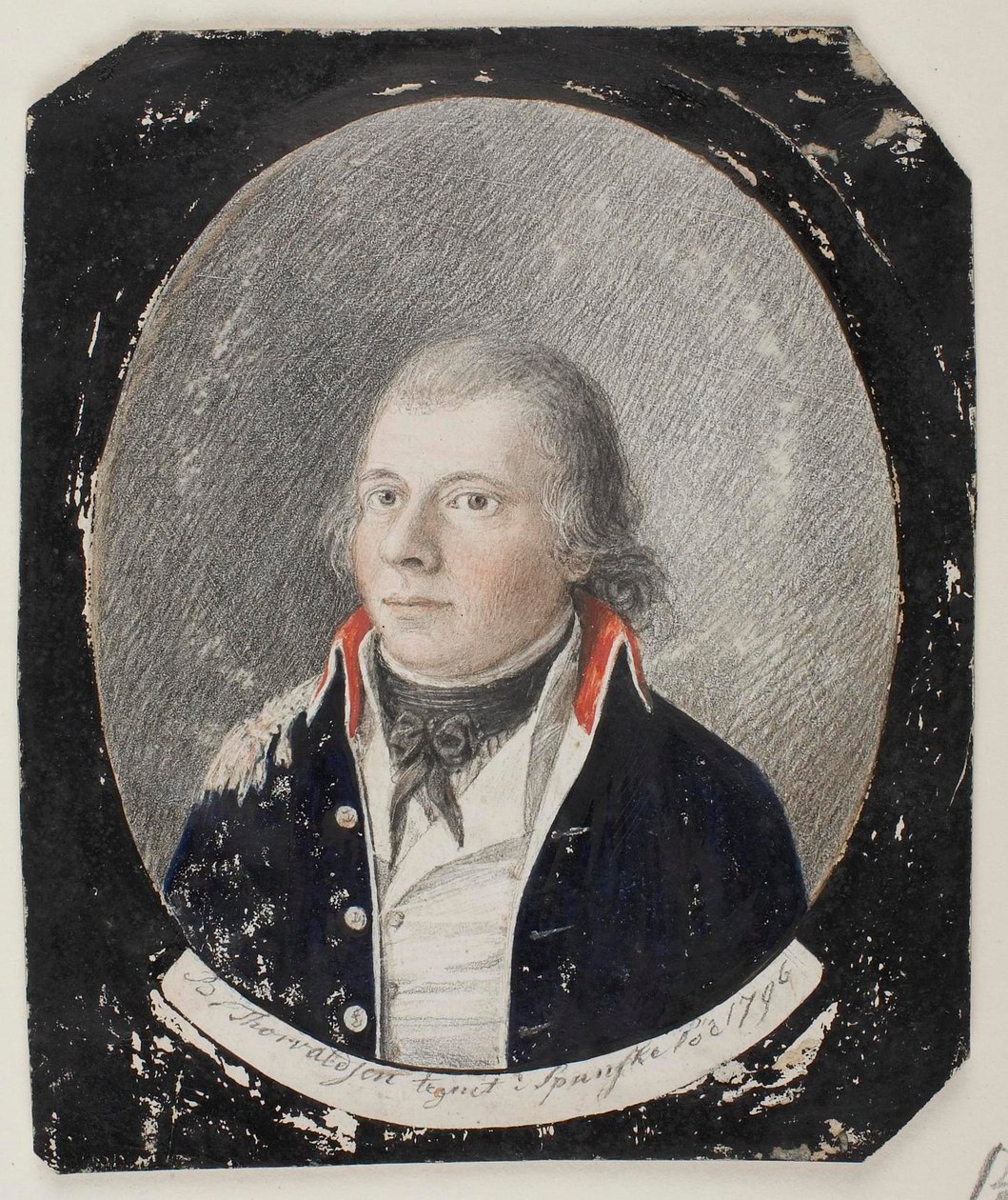 Gerhard Sievers Bille főhadnagy alkotó: Bertel Thorvaldsen
