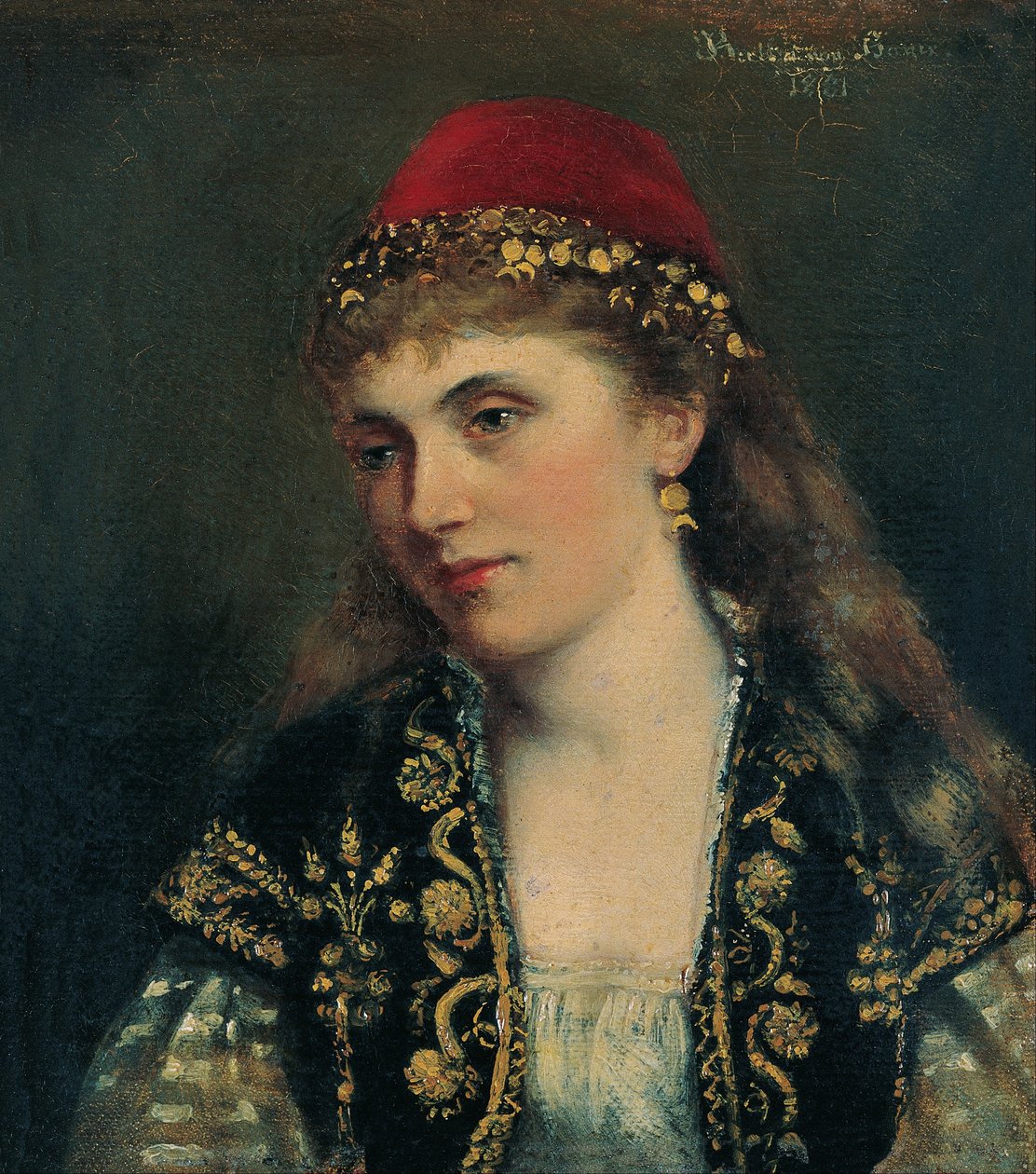 Egy nő portréja alkotó: Bertha von Bayer