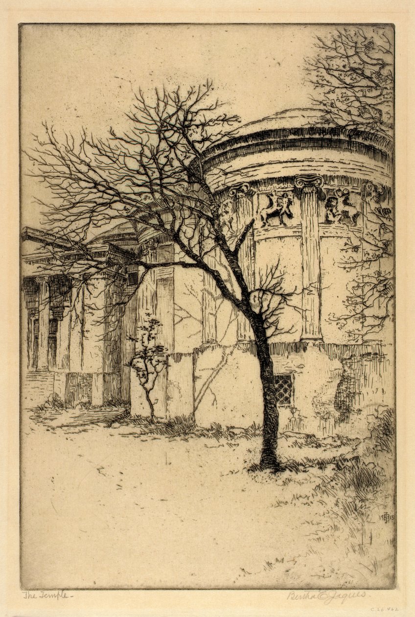 A templom alkotó: Bertha E. Jaques