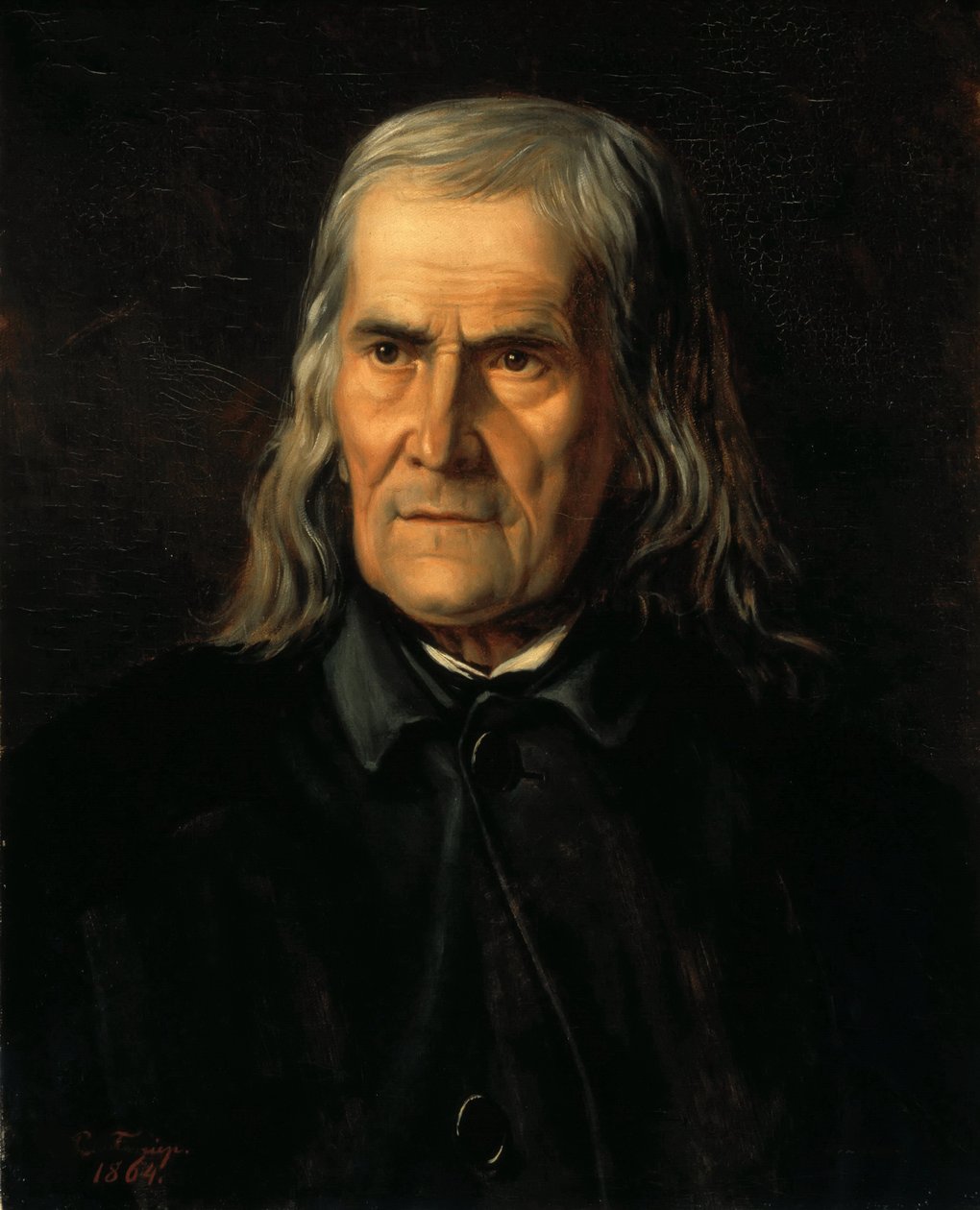 Friedrich Rueckert portréja 1788-1866, 1864. alkotó: Bertha Froriep