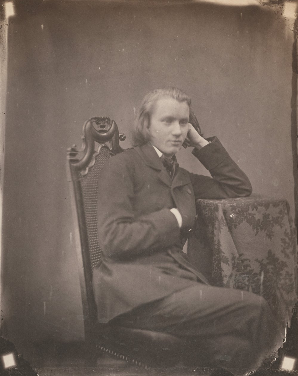 Johannes Brahms, Lipcse, 1853 (fotó) alkotó: Bertha Wehnert Beckmann