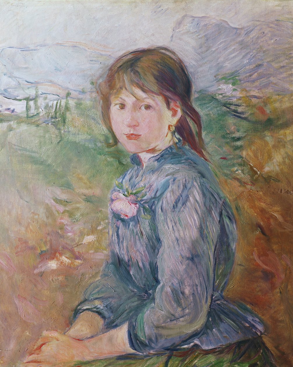 A nizzai kislány, 1888-89 alkotó: Berthe Morisot