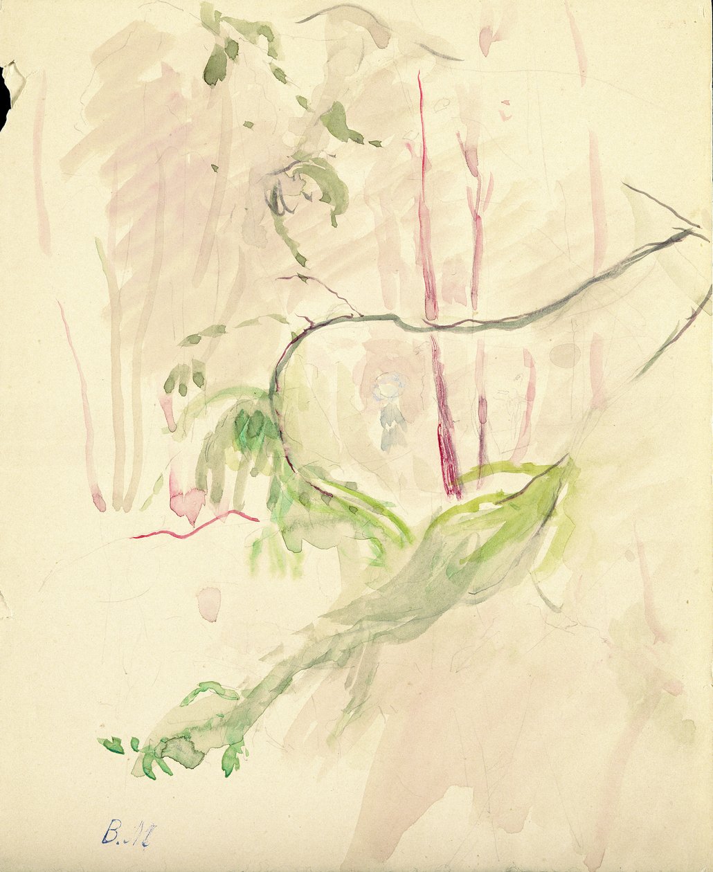 Faágak, 1893 alkotó: Berthe Morisot