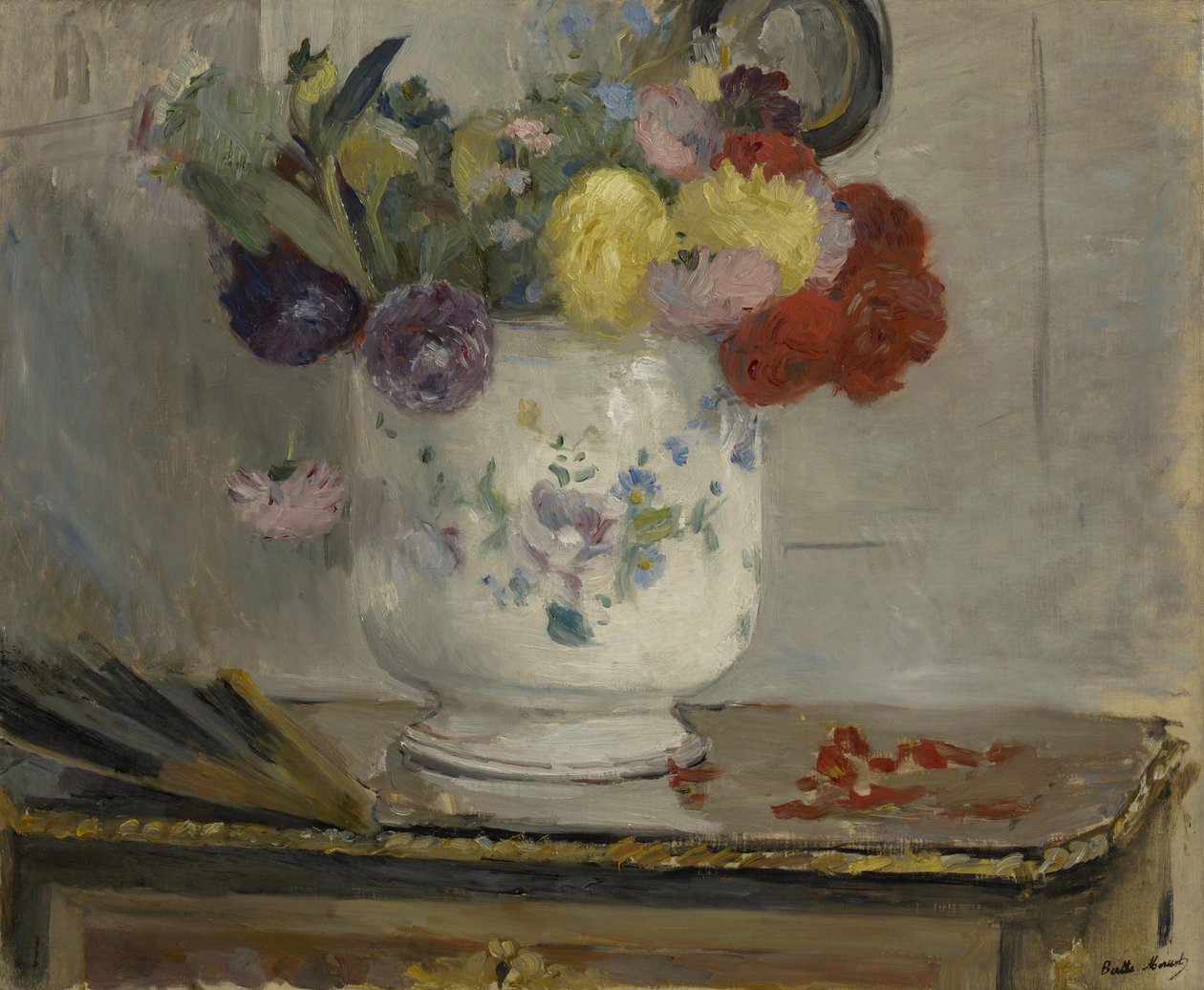 Dáliák, 1876 alkotó: Berthe Morisot