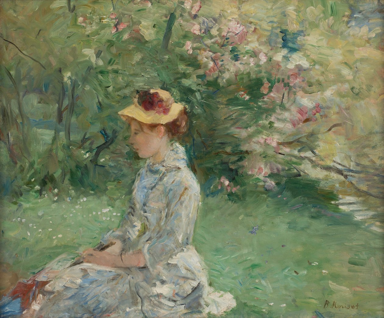 Szabadtéri tanulás, vagy a szigeten alkotó: Berthe Morisot