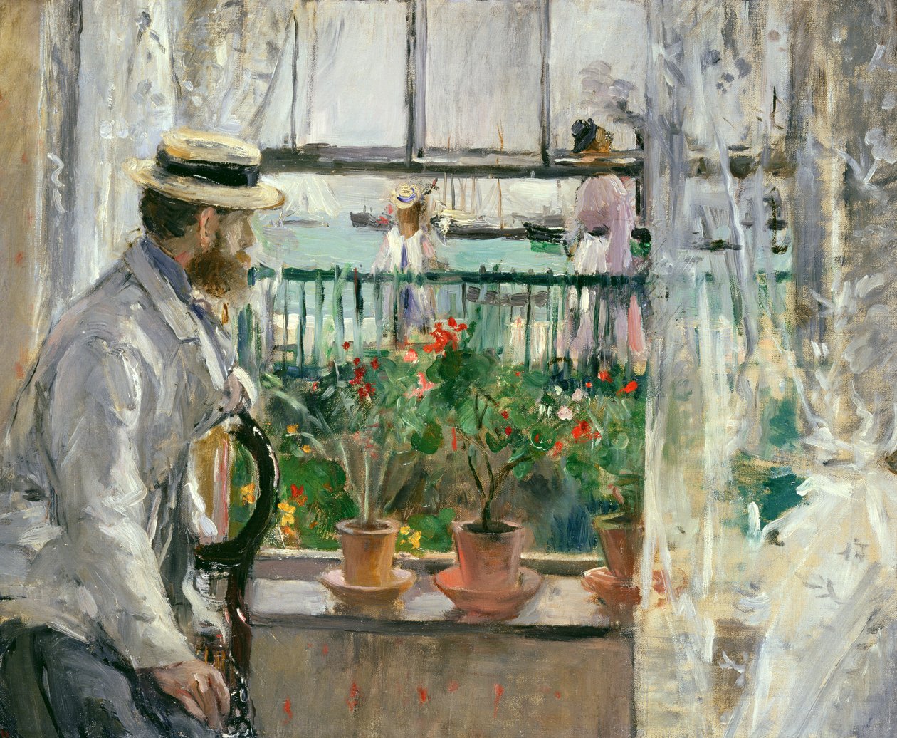 Eugene Manet (1834-92) a Wight-szigeten (olaj, vászon) alkotó: Berthe Morisot