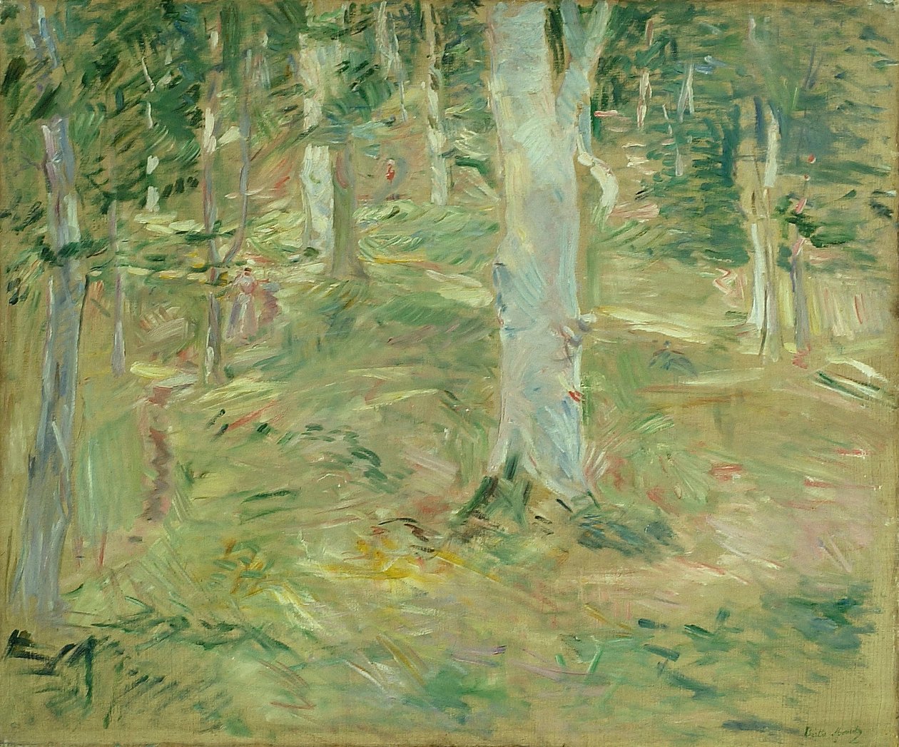 Compiègne-i erdő alkotó: Berthe Morisot