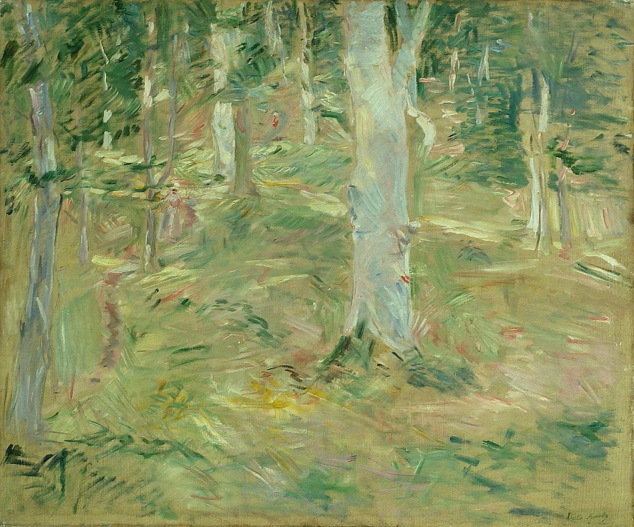 Compiègne-i erdő alkotó: Berthe Morisot