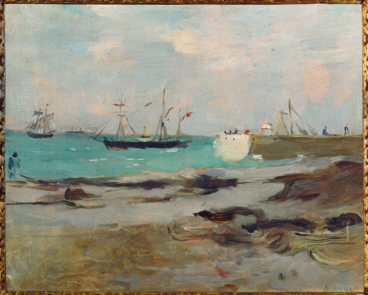 Hafeneinfahrt Boulogne-ban alkotó: Berthe Morisot