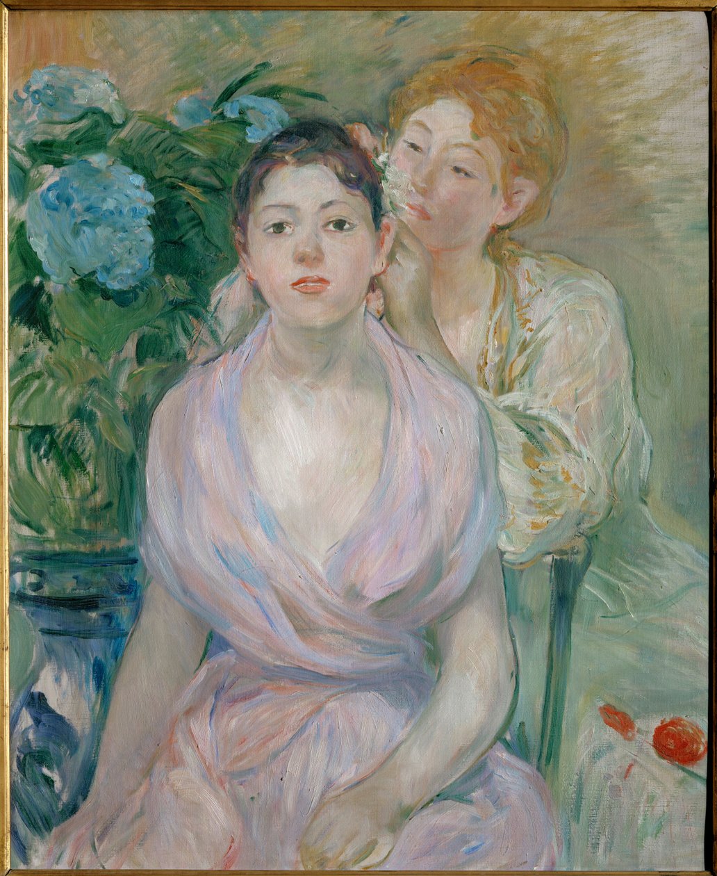 Hortenzia, avagy a két nővér (festmény vászonra) alkotó: Berthe Morisot