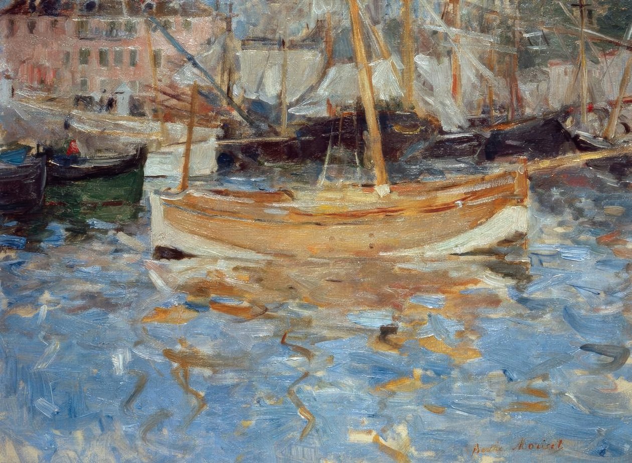 Nizza kikötője alkotó: Berthe Morisot