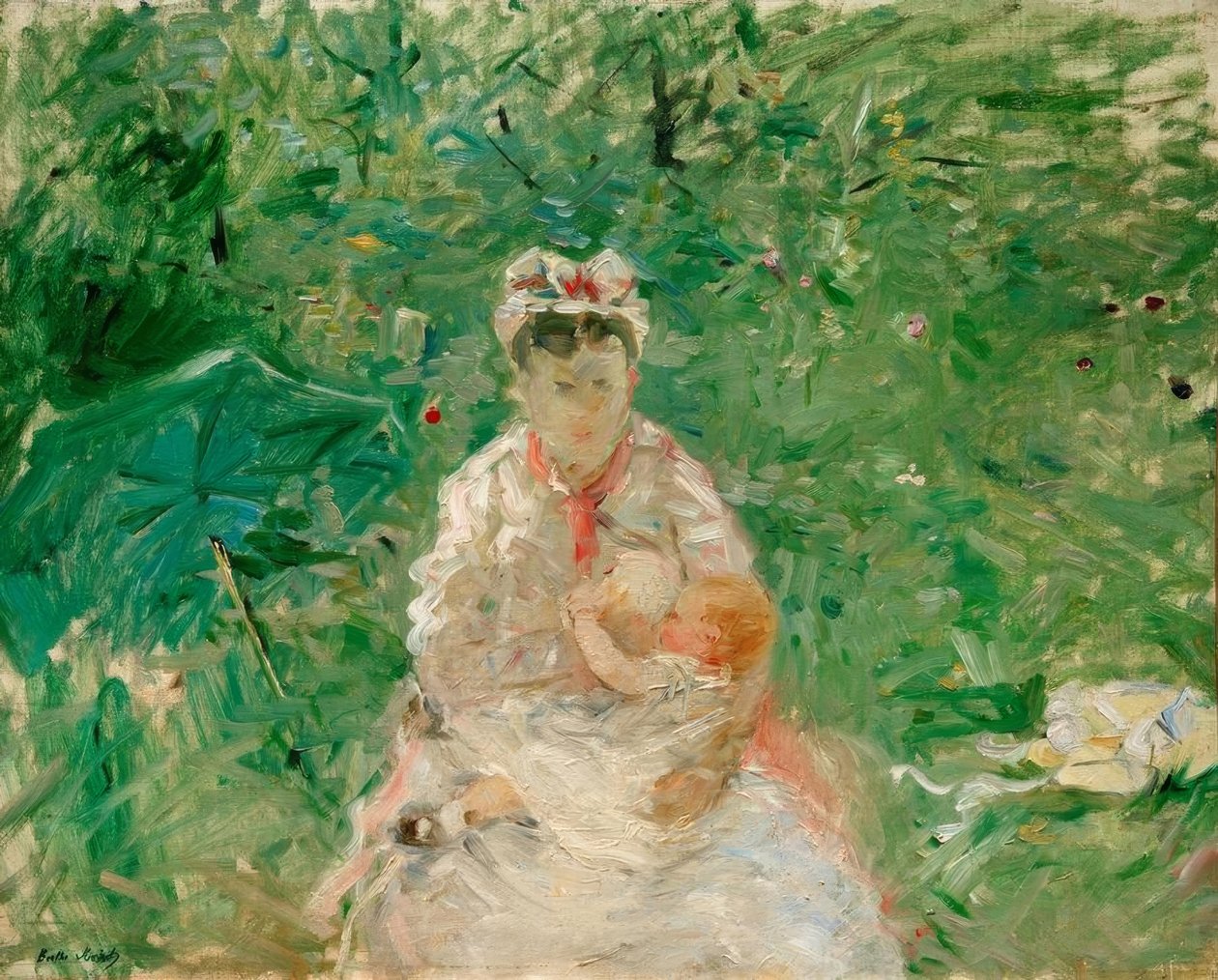 Dada és baba alkotó: Berthe Morisot