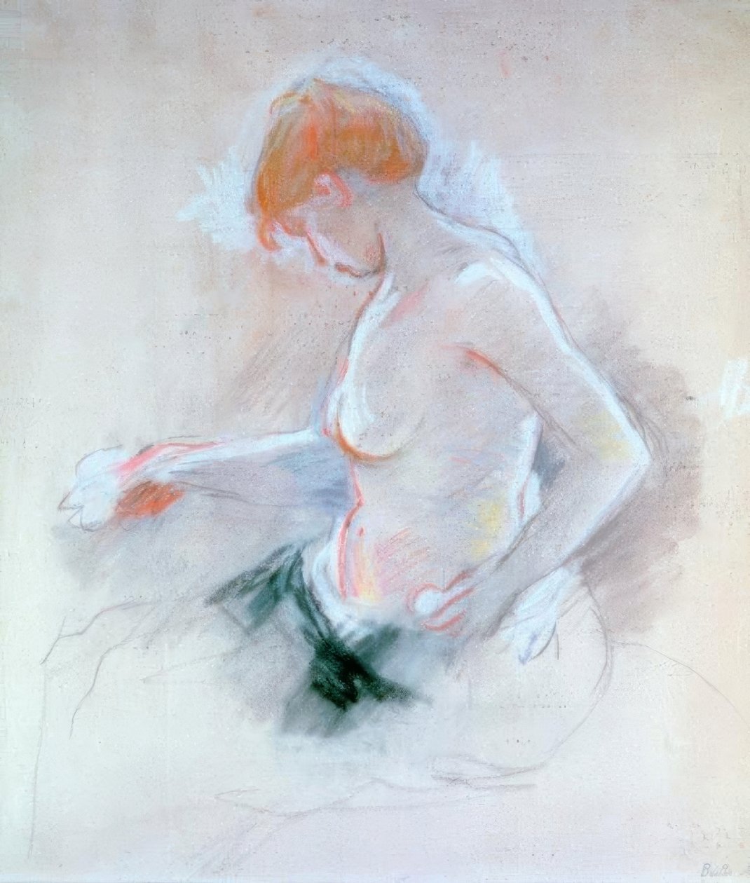 Meztelen alkotó: Berthe Morisot