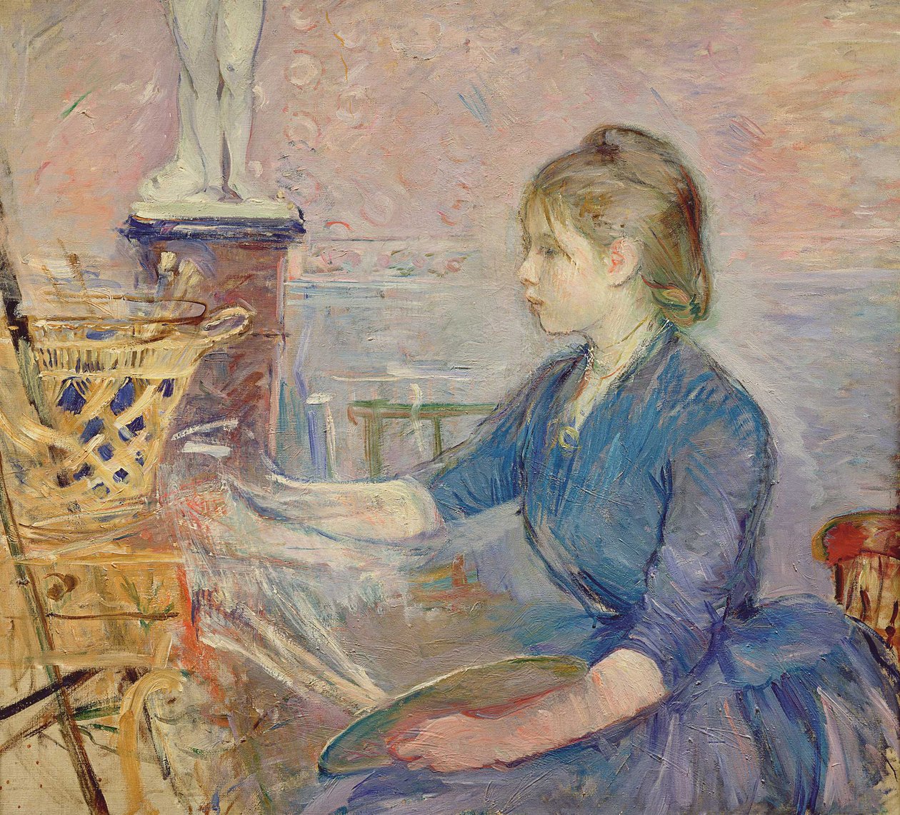Paule Gobillard festménye, 1887 alkotó: Berthe Morisot