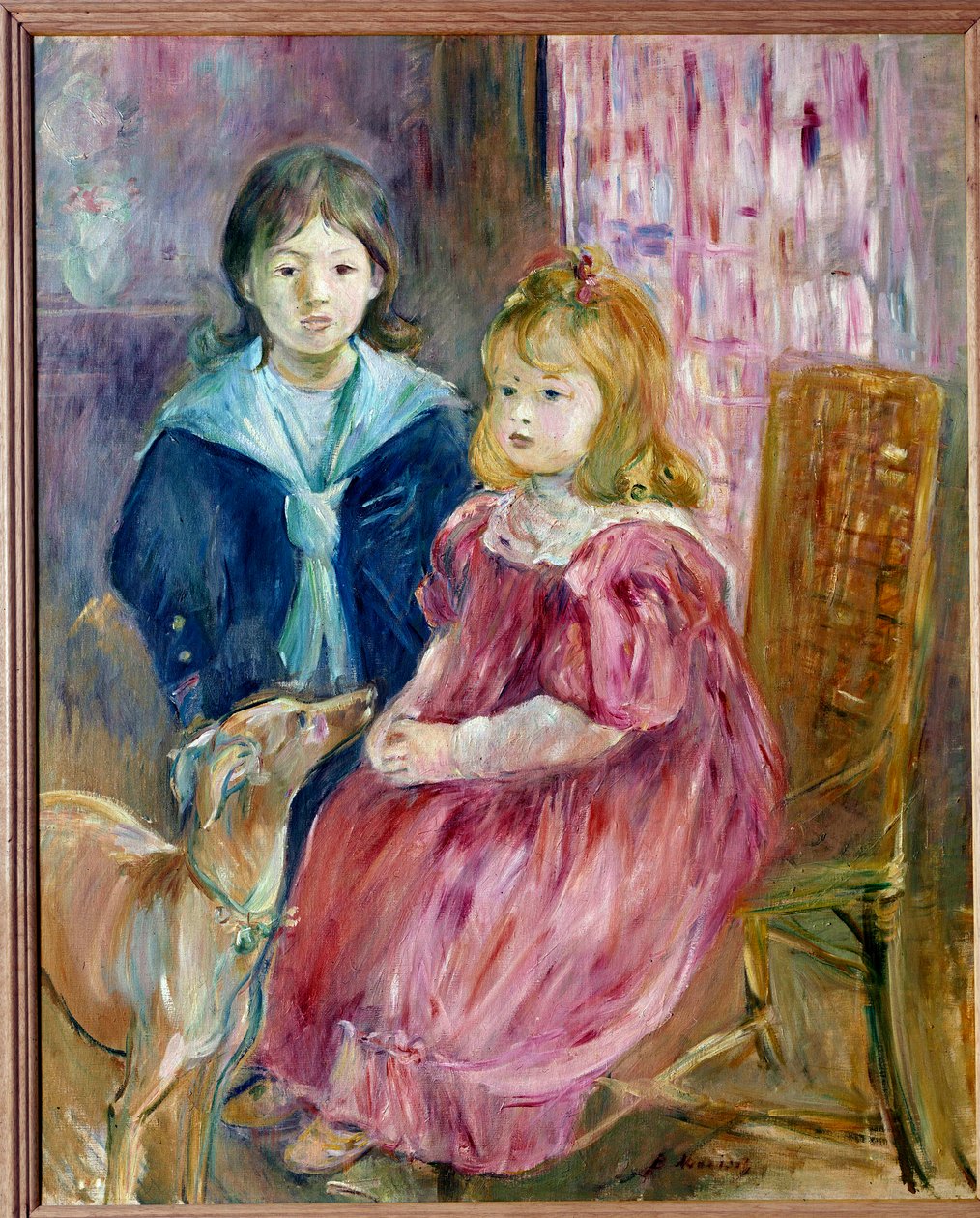Gabriel Thomas gyermekeinek portréja Berthe Morisot festménye alkotó: Berthe Morisot