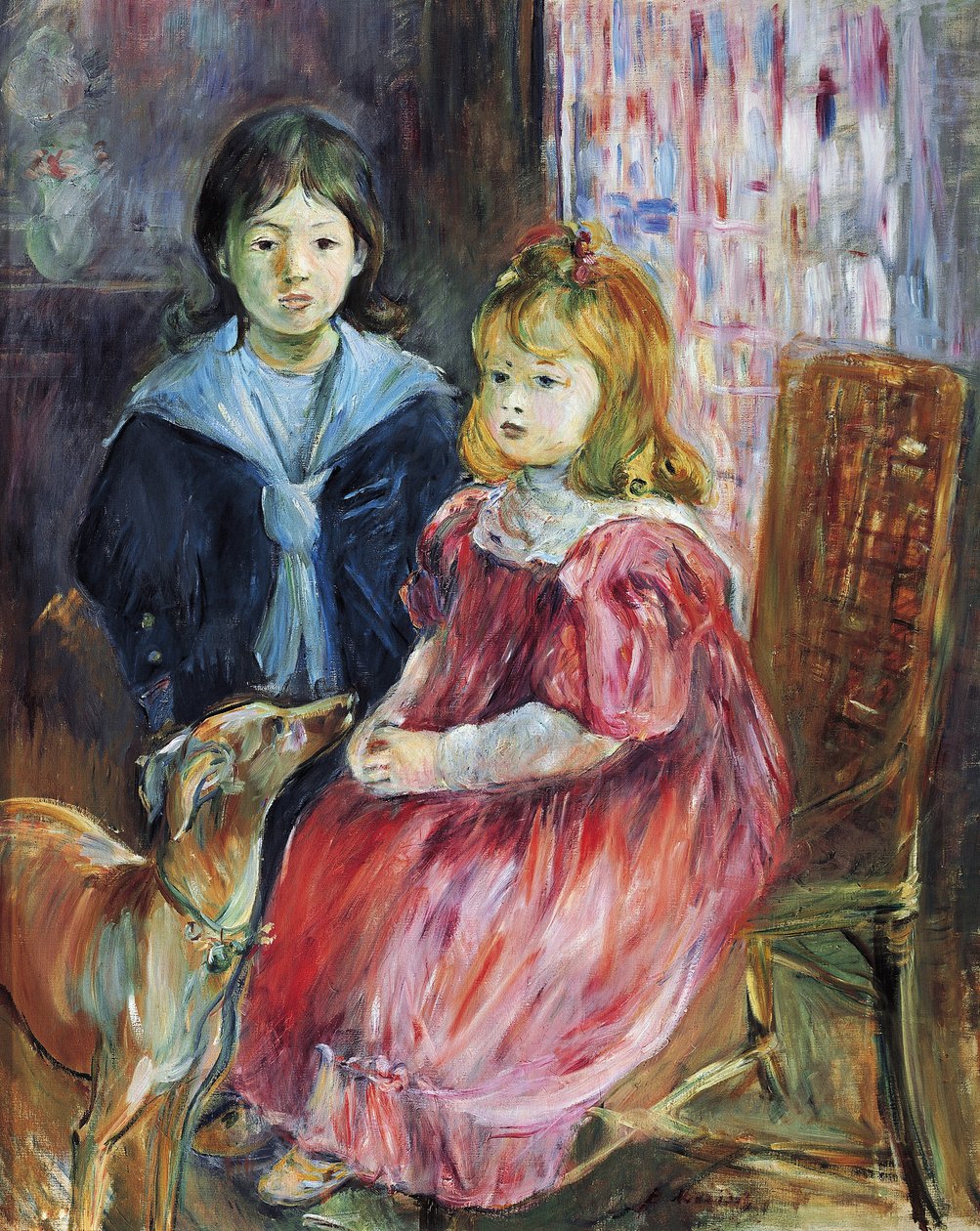Gabriel Thomas gyermekeinek portréja Berthe Morisot festménye alkotó: Berthe Morisot