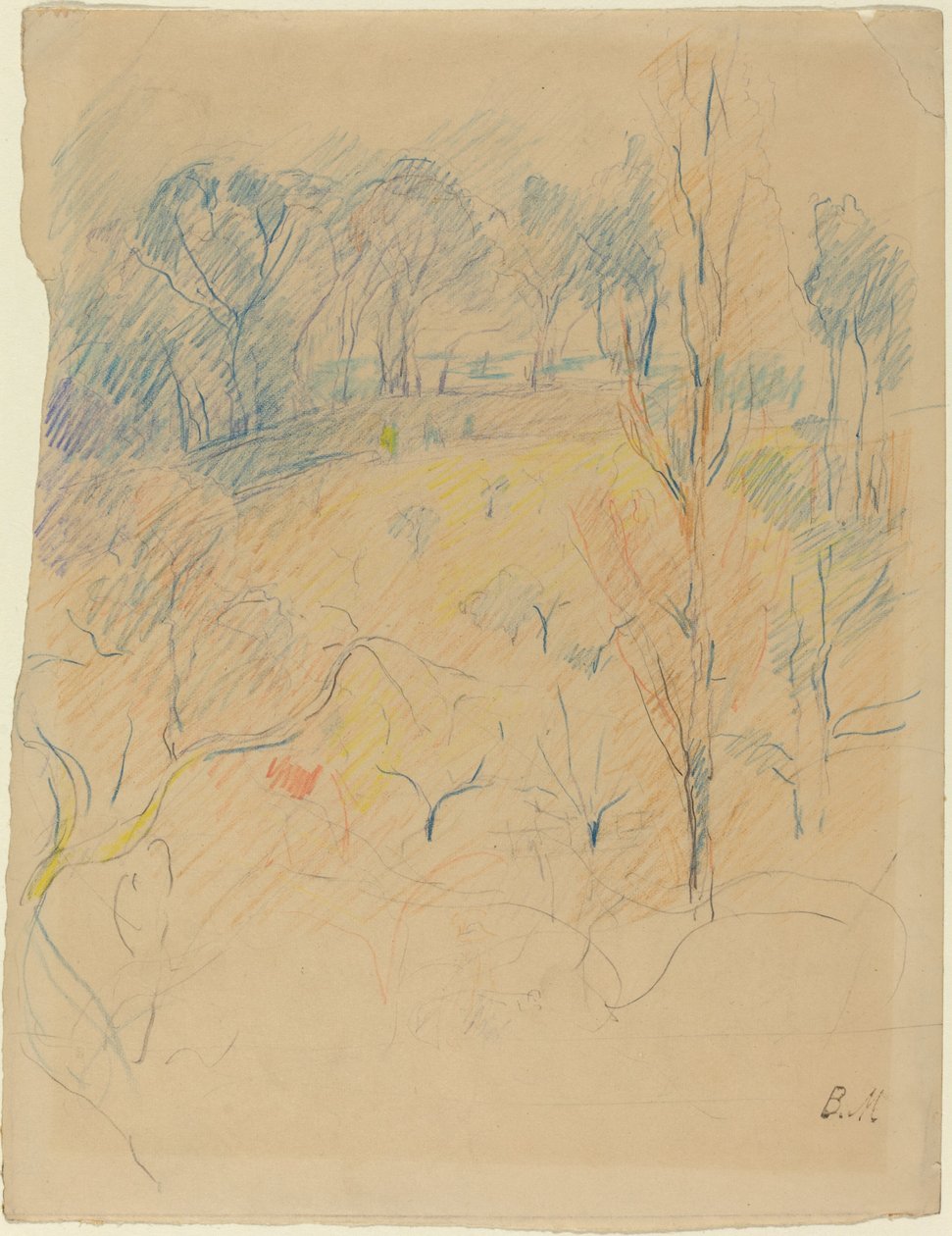Tavaszi táj alkotó: Berthe Morisot