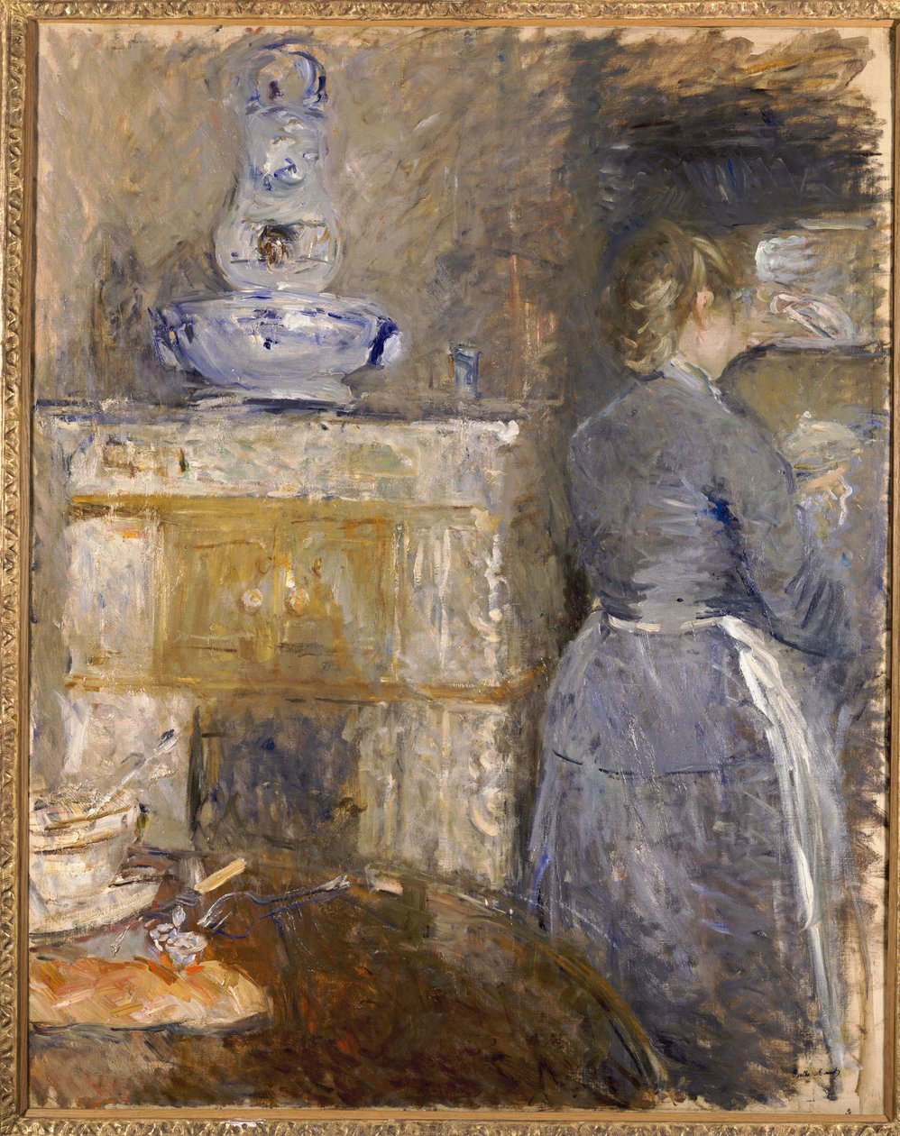 A Rouart család étkezője, Avenue d"Eylau, 1880 alkotó: Berthe Morisot