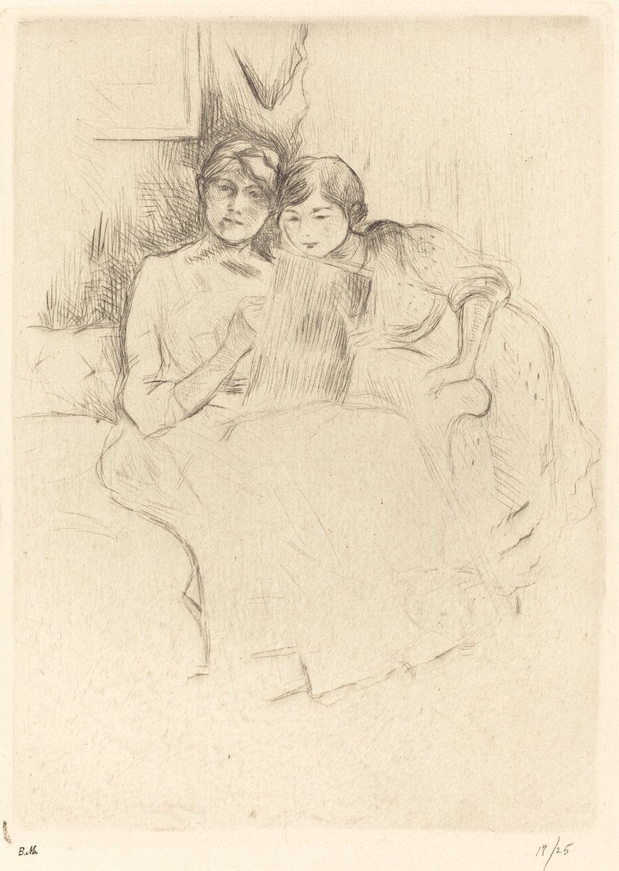 Rajzlecke, 18881890. alkotó: Berthe Morisot