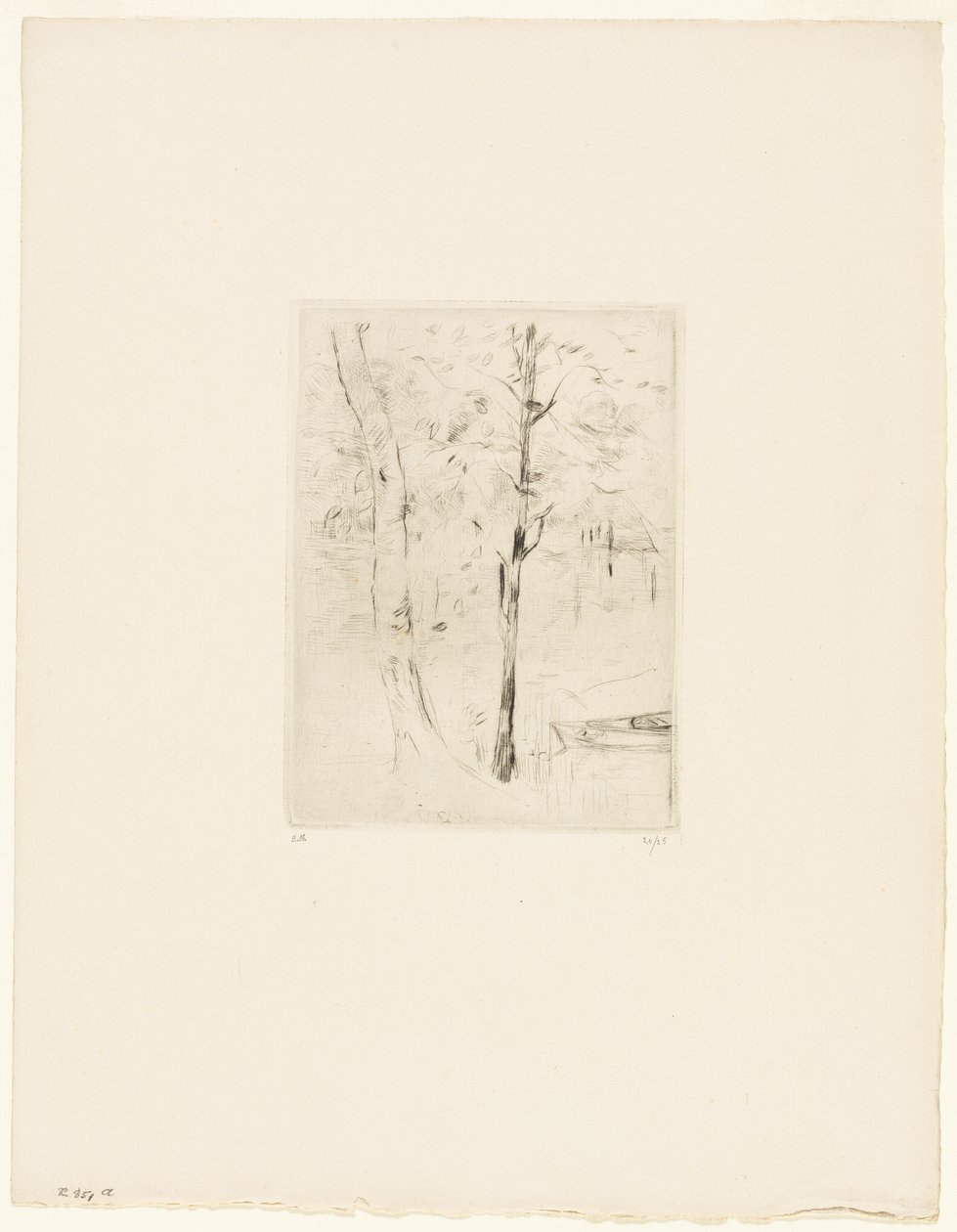 A Bois de Boulogne-i tó alkotó: Berthe Morisot