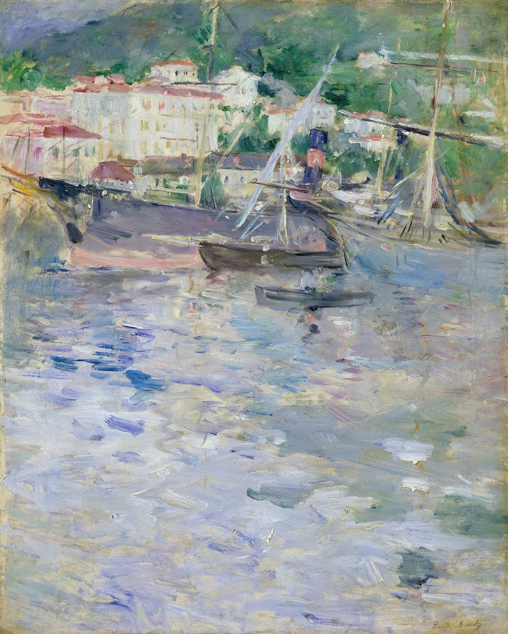 Nizza kikötője alkotó: Berthe Morisot