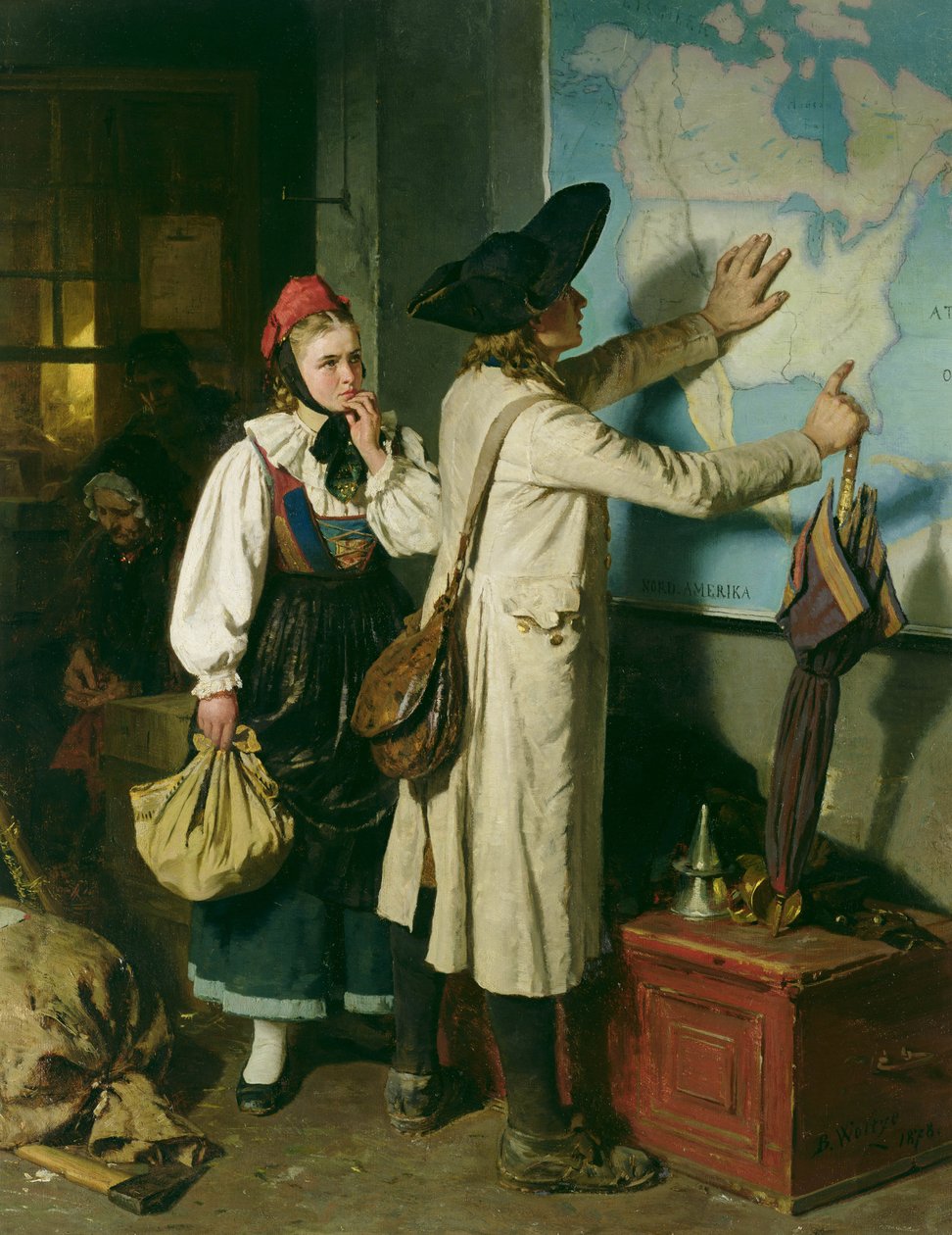 Az emigránsok alkotó: Berthold Woltze