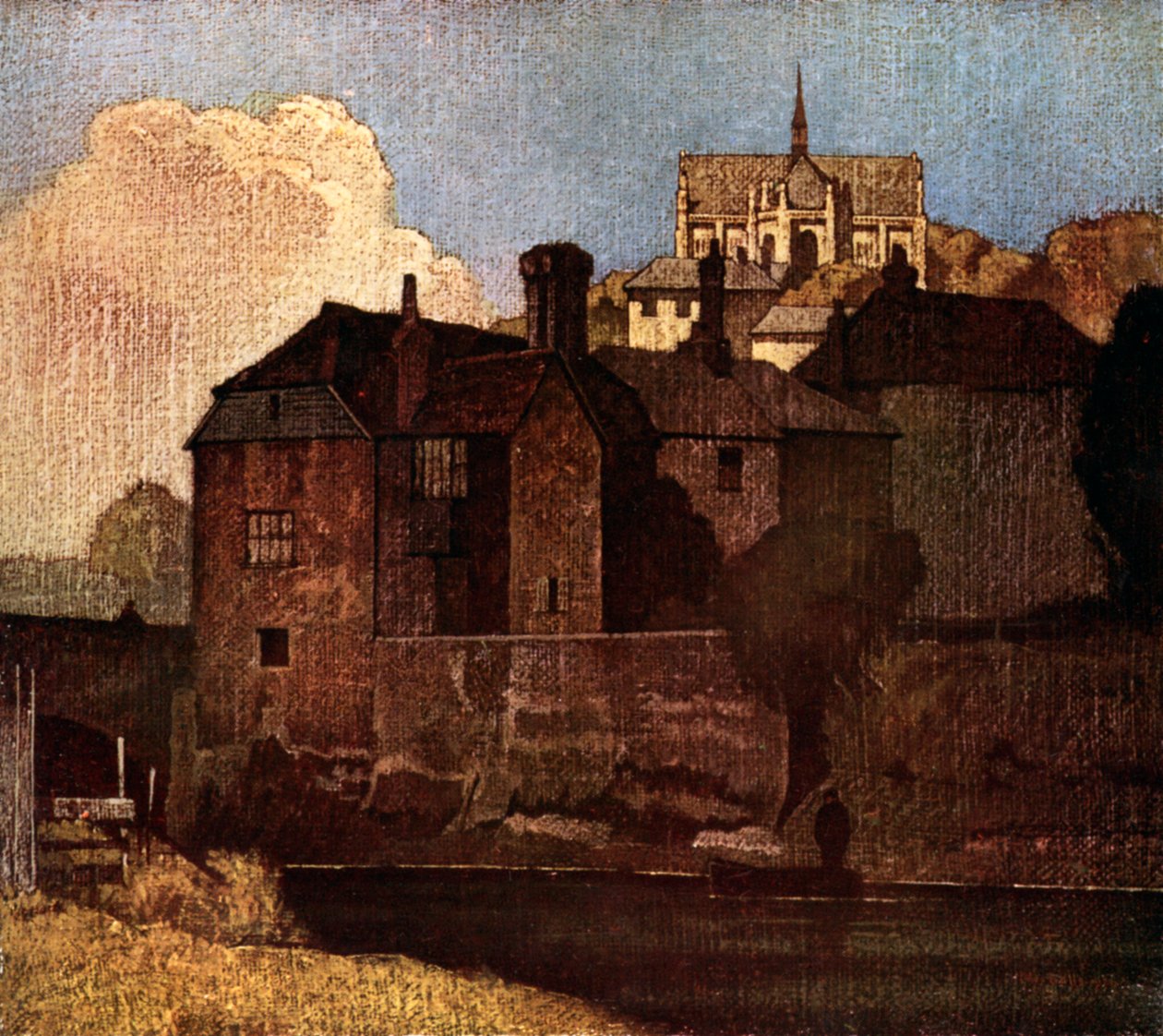 Arundel, West Sussex, 1926. alkotó: Bertram Nicholls