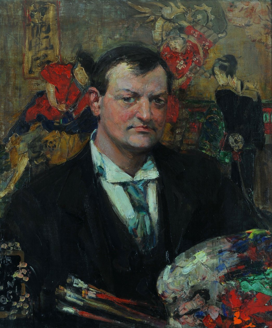 Edward Atkinson Hornel alkotó: Bessie MacNicol