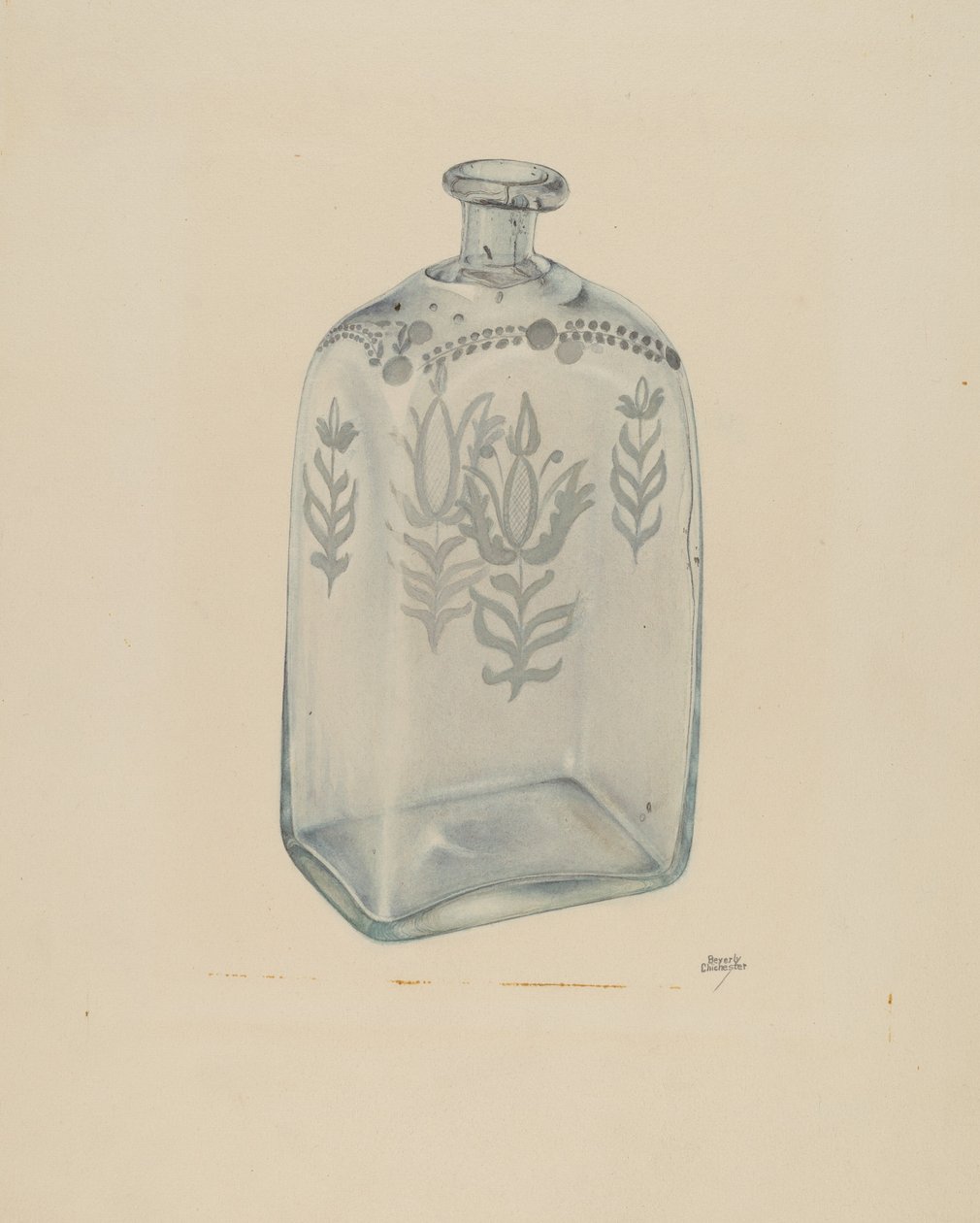 Üveg alkotó: Beverly Chichester