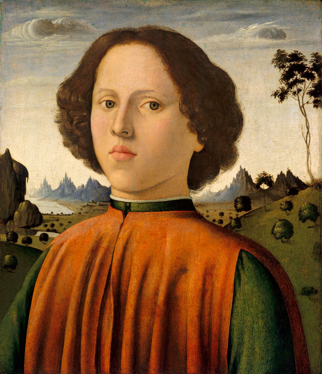 Egy fiú portréja, 14761480 körül (olaj és tempera, tábla) alkotó: Biagio d