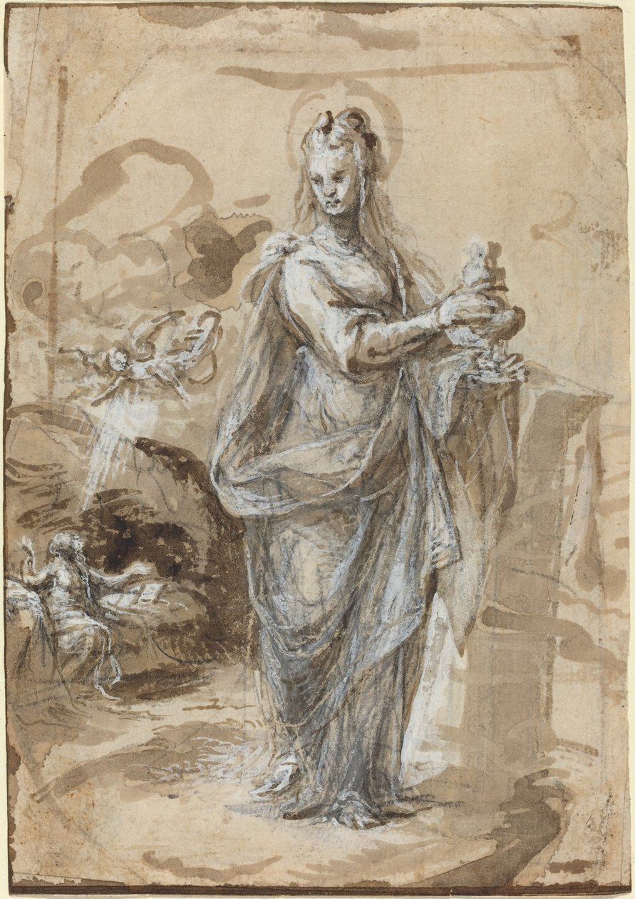 Mária Magdolna [recto] alkotó: Biagio Pupini