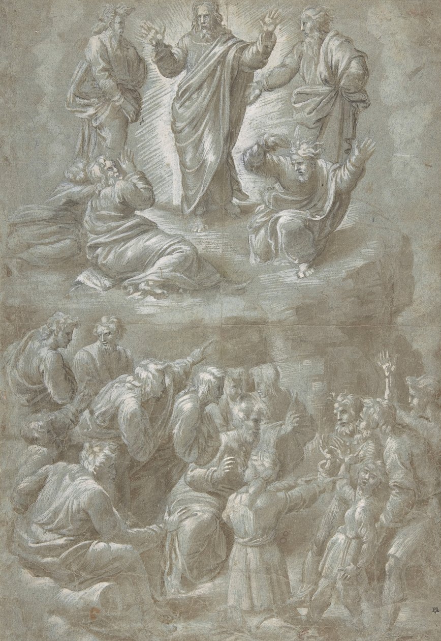 A színeváltozás, Raphael után, 1511-51. alkotó: Biagio Pupini