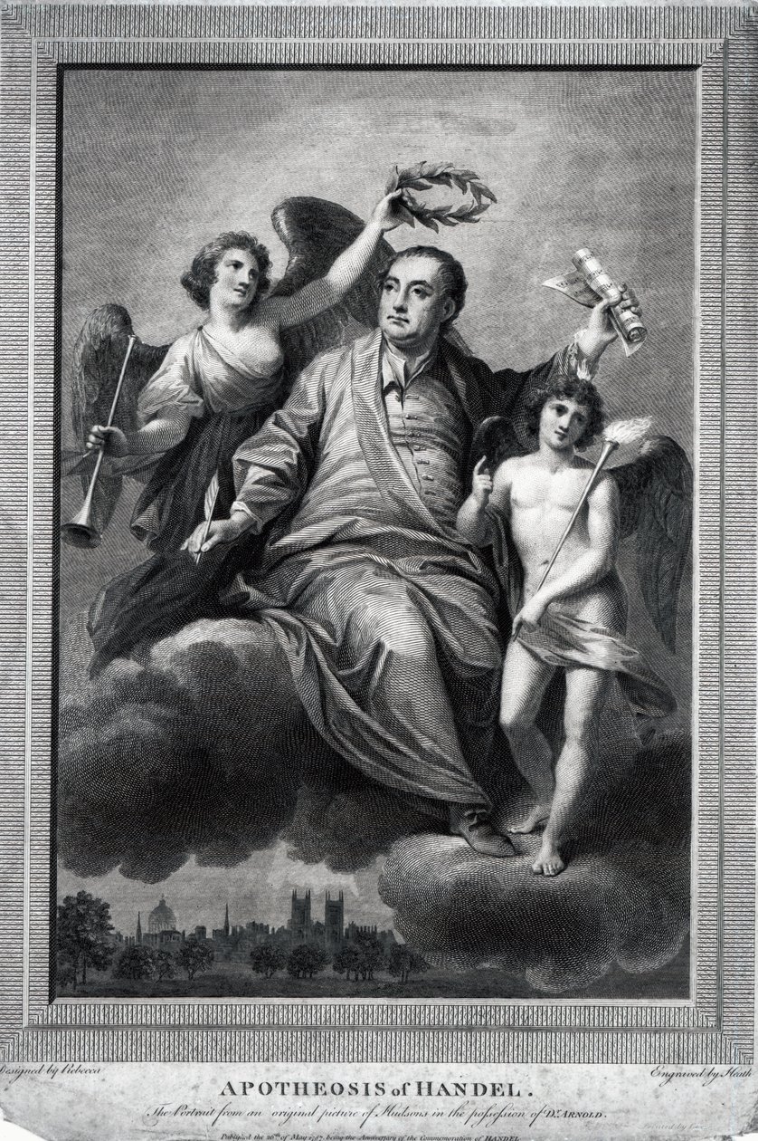 Händel apoteózisa, 1787 alkotó: Biagio Rebecca